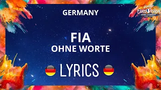 LYRICS / TEXT | FIA - OHNE WORTE | JESC GERMANY 2023