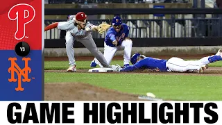 Phillies vs. Mets Game Highlights (5/28/22) | MLB Highlights