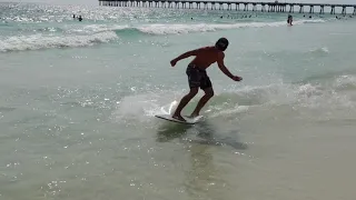 Skimboarding with Pro and World Champion Skimboarders