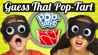 GUESS THAT POP-TART CHALLENGE | KIDS vs. FOOD