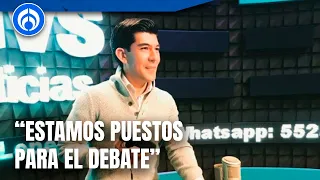 Manuel López San Martín desafía a Morena y no se baja del primer debate