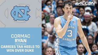 Cormac Ryan's Career Night & Clutch Shooting Leads The Heels To A Win Over Duke