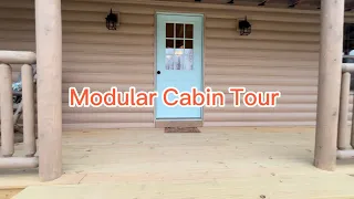 Tour of our newly built Modular Cabin! (836 sq. ft inside)