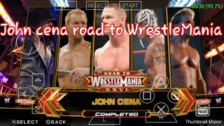 Road to wrestlemania (John cena walkthrough)SVR11 PSP