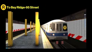 OpenBVE Throwback: R Train To Bay Ridge-95 Street (R46)(1980s)