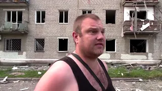 'No place to go' for shelled Sloviansk residents