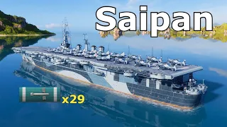 World of WarShips Saipan - 4 Kills 242K Damage