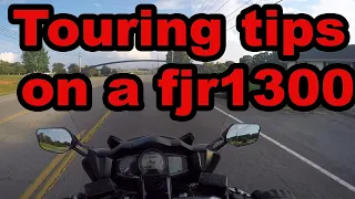 Touring tips on a fjr1300