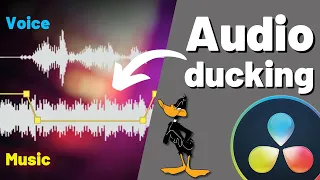 How to Audio ducking in Davinci Resolve - Quick tip thursday