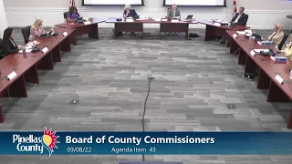 Board of County Commissioners 2 p.m. Regular Meeting & 6 p.m. Public Hearing 9-8-22
