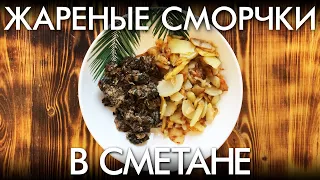 ЖАРЕНЫЕ СМОРЧКИ В СМЕТАНЕ