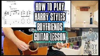 How to play Harry Styles - Boyfriends Guitar Tutorial