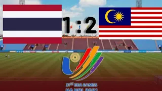 FULL HIGHLIGHT FOOTBALL THAILAND VS MALAYSIA SEA GAMES 31st 2022 VIETNAM