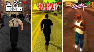 Godfather vs Scarface vs Vice City Stories TRIANGLE Comparison | 2006 Physics #2