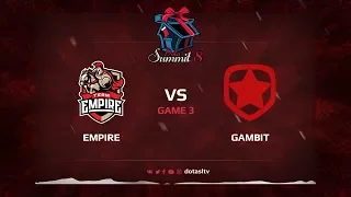 Team Empire против Gambit, Третья карта, Квалификация на Dota Summit 8