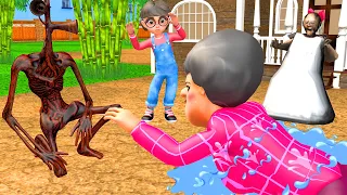 Scary Teacher 3D - Granny vs Siren Head vs scary teacher 3d vs Tani -Troll Miss T -  VMAni DOMINO