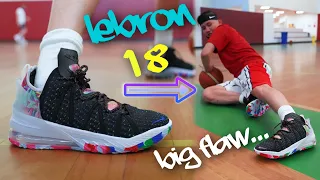 Testing LeBron’s NEW Basketball Sneaker! | Nike LeBron 18 Performance Review!