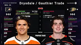 Cutter Gauthier Traded For Jamie Drysdale | NHL 24 Simulation