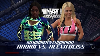 WWE 2K17 Elimination Chamber Prediction Highlights: Naomi vs Alexa Bliss