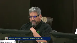 Planning And Zoning Commission Mtg 051624