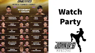 ONE Friday Fights 53: Petsukumvit vs Kongsuk Livestream