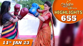 Anbe Vaa Serial | EP 655 Highlights | 11th Jan 2023 | Virat | Delna Davis | Saregama TV Shows Tamil