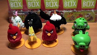 ANGRY BIRDS 2017 от SWEET BOX открываем коробочки