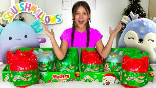 Opening 100 Christmas Mystery Squad Squishmallows