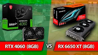 RTX 4060 vs RX 6650 XT