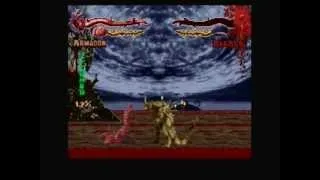 Primal Rage (SNES) - Armadon Arcade Run