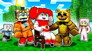 Circus Baby has 100 BABIES CHALLENGE with Golden Freddy?! in Minecraft
