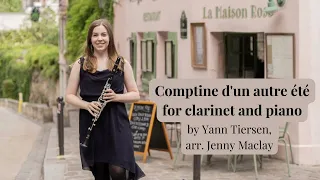 Yann Tiersen - Comptine d'un autre été, arr. for clarinet and piano