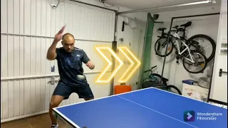 Table tennis. Forehand topspin biomechanics