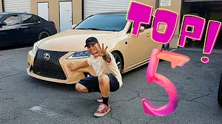 TOP 5 REASONS TO OWN OR LOVE A LEXUS IS250/350/ISF