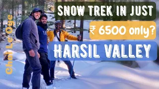 A SNOW TREK in HARSIL - A hidden Gem near GANGOTRI