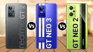 Realme GT 2 Vs Realme GT Neo 3 Vs Realme GT Neo 2