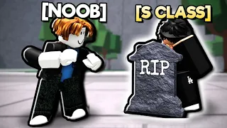 Trolling TOXIC PLAYERS as a Noob with ULTIMATE in Roblox The Strongest Battlegrounds...