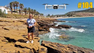 DRONE VLIEGEN BIJ DE ZEE IN PORTUGAL EN SPORTEN #104