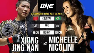 Xiong Jing Nan vs. Michelle Nicolini | Full Fight Replay