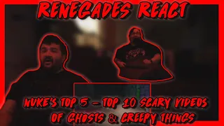 Top 10 SCARY Videos of GHOSTS & CREEPY THINGS - @NukesTop5 | RENEGADES REACT
