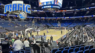 Watching Magic vs Suns | Full NBA Experience | Our Seat View & Tour of the Kia Center in Orlando, FL