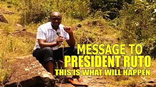 MESSAGE TO PRESIDENT RUTO /// PR PETER MORWABE