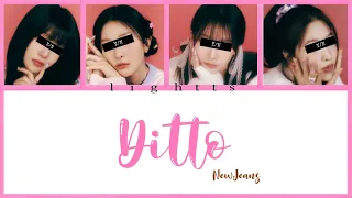 NewJeans (뉴진스) - Ditto (Colour Coded Lyrics) [Your Girl Group 4 Members] #kpop #ditto #newjeans #fyp
