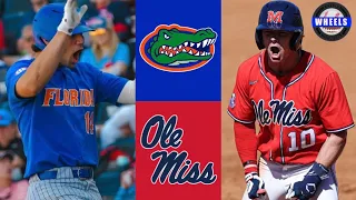 #3 Florida vs #13 Ole Miss (Great Game!) | Doubleheader Game 1 | 2023 College Baseball Highlights