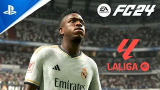 EA FC 24 - Real Madrid vs Rayo vallecano - La Liga Full Match | PS5™ [4K60]