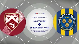 Morecambe v Shrewsbury Town highlights