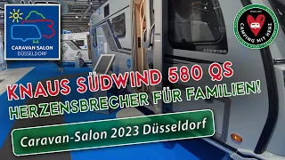 KNAUS Südwind 580 QS Version 2024 - Neuheiten? Fehlanzeige - Wohnwagen Roomtour - Camping mit Herz