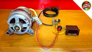 🧢Connection to make any HOME machine with WASHING MACHINE MOTOR