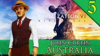 AUSTRALIA NUKES THE WORLD! Civilization 6: Rise and Fall: Australia John Curtin Gameplay #5