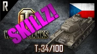 ► World of Tanks: Skillz - Learn from the best! Konštrukta T-34/100 [10 kills, 3865 dmg]